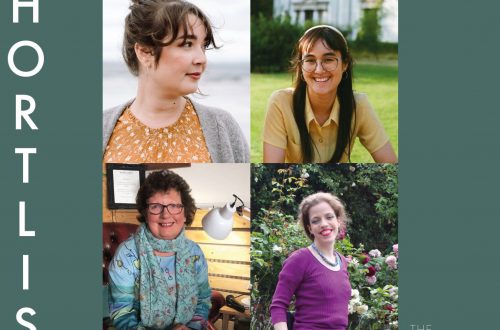 Photographs of four women, text: shortlist, Nan Shepherd Prize